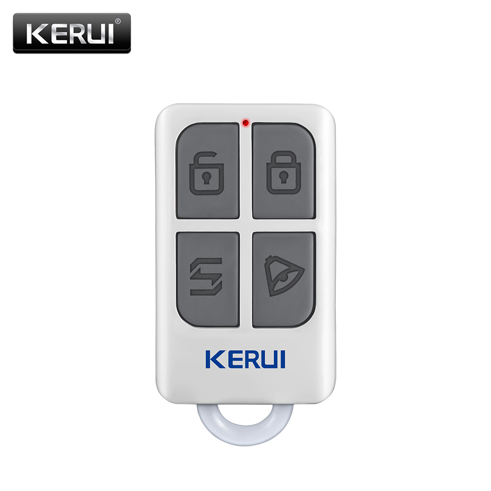 Home Security Alarm System - KERUI Gantungan Kunci 4 Tombol Remote