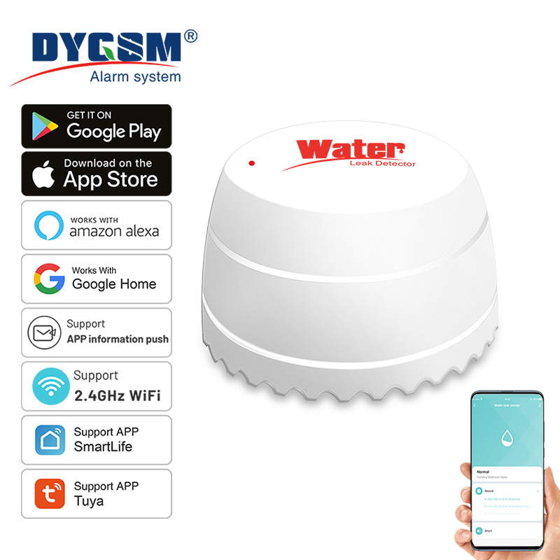 Home Security App - Tuya detektor kebocoran air WiFi Sensor