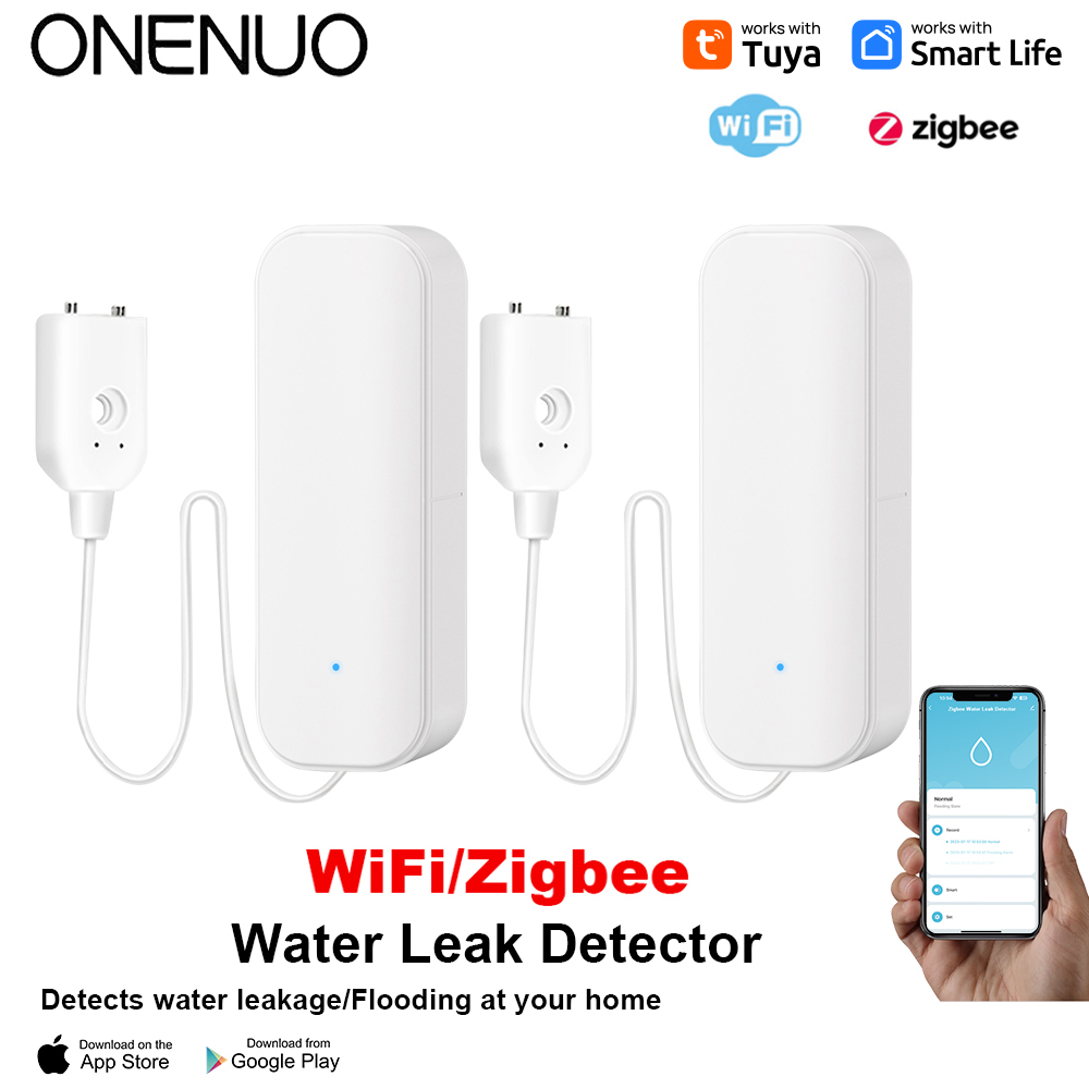 Home Security Alarm System - Sensor Air WiFi/Zigbee Tuya Alarm Kebocoran