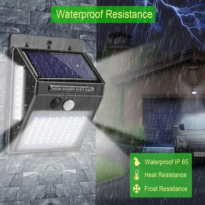 Home Security Yard Sensors - Lampu Dinding Sensor Gerak PIR Tenaga