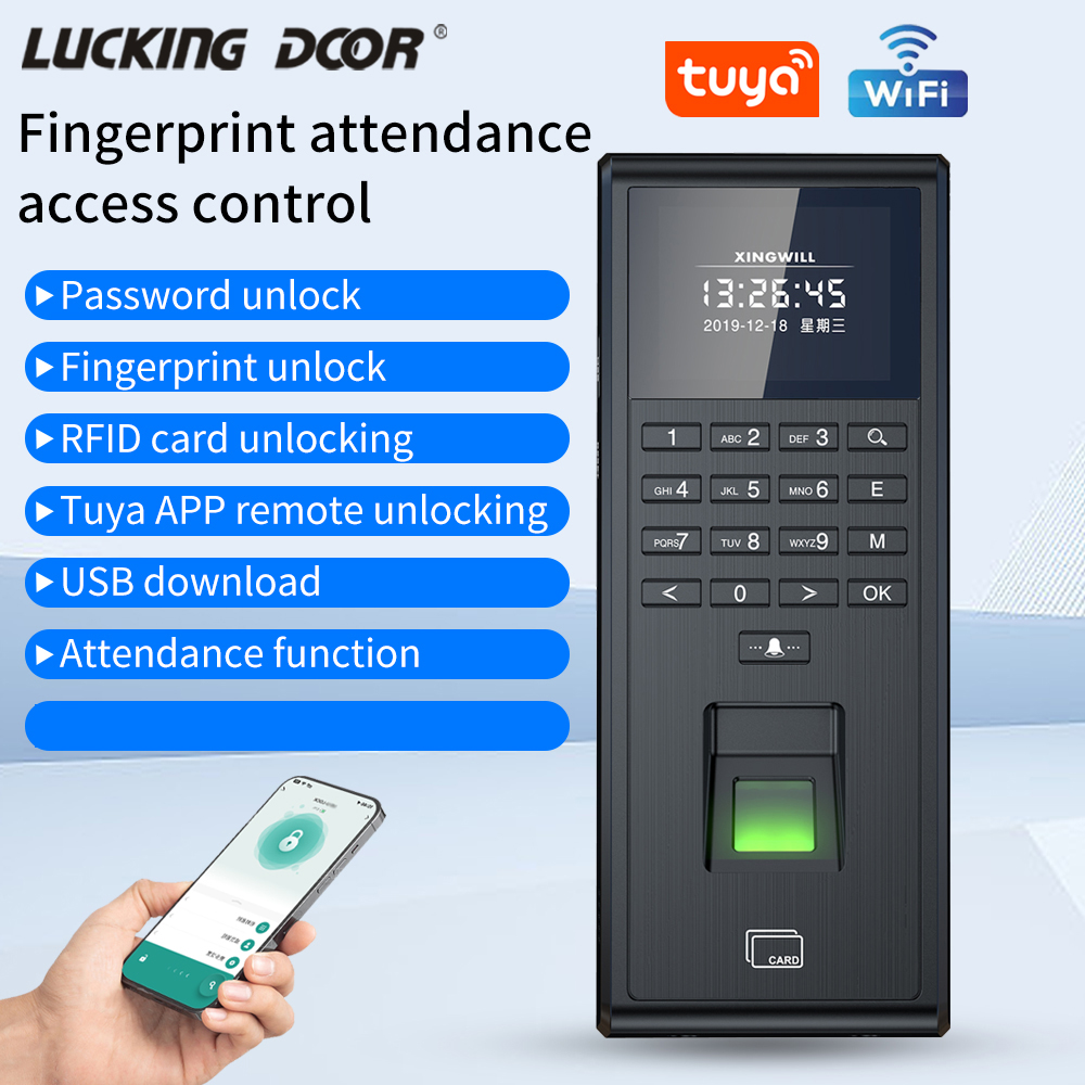 Home Security App - Tuya sistem Kehadiran sidik jari, sistem