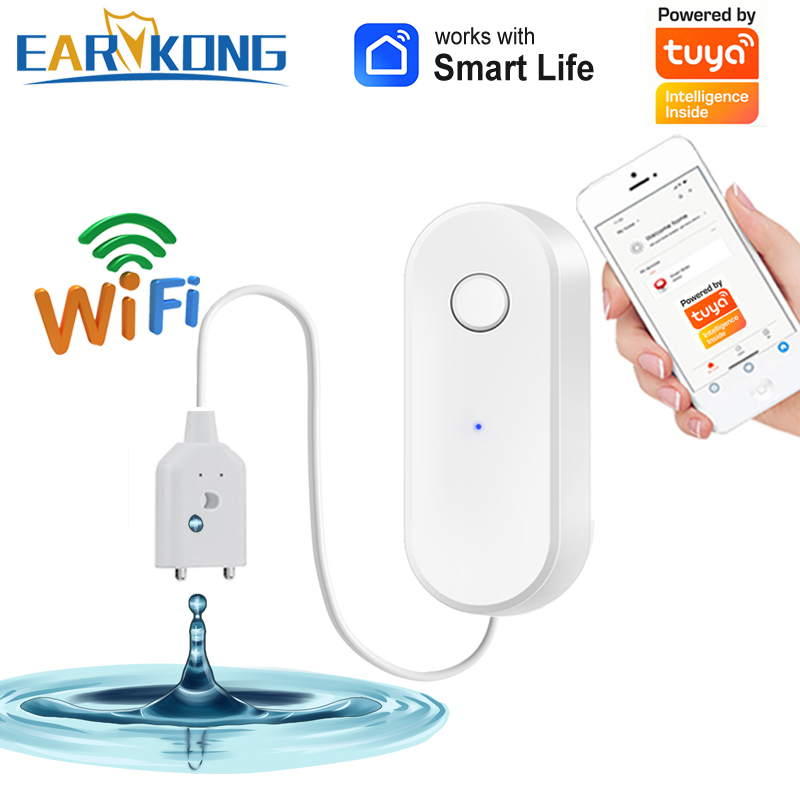 Home Security App - Tuya WiFi Sensor kebocoran air pintar,