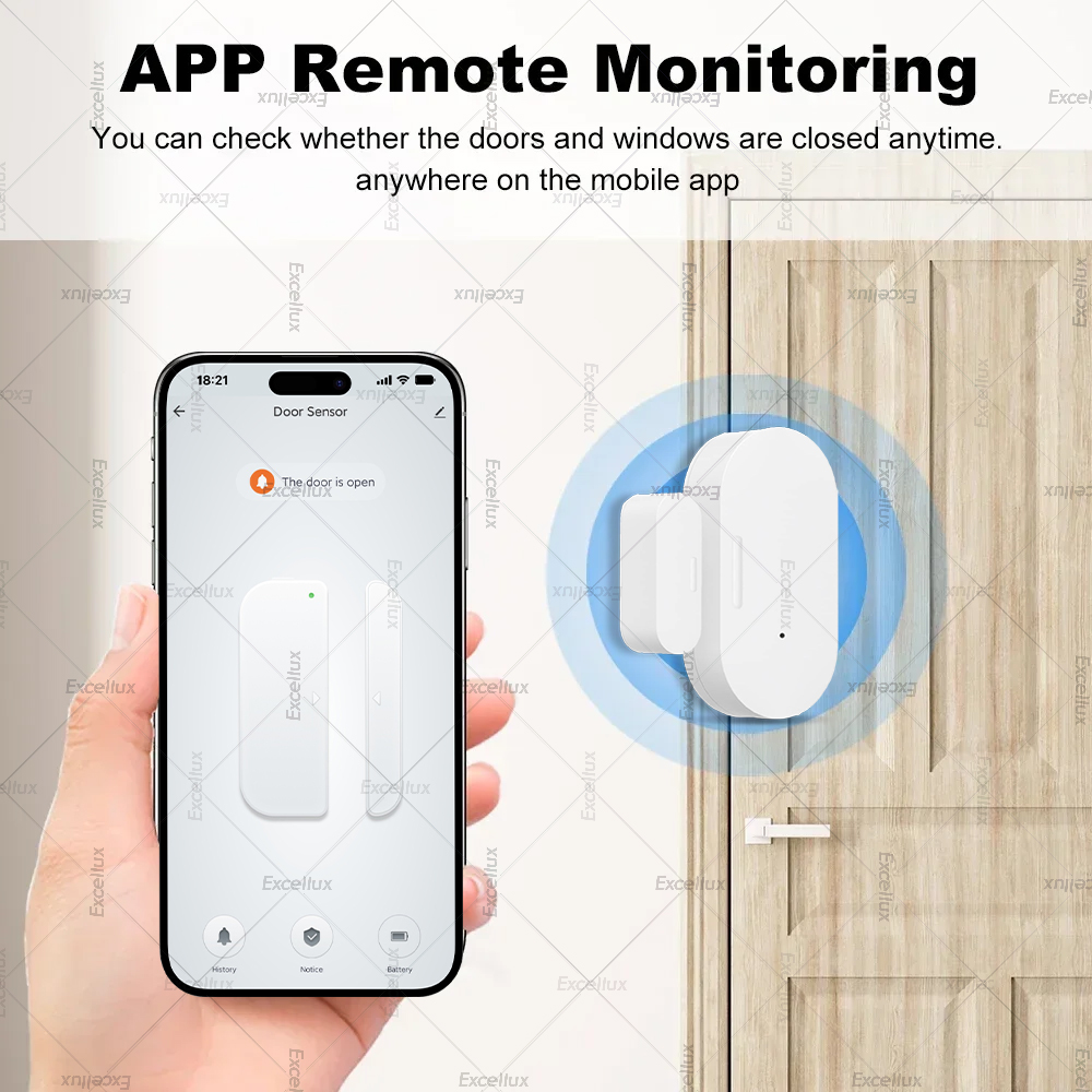 Zigbee 3.0 Sensor Jendela Pint - Home Security Doors ulasan dan harga