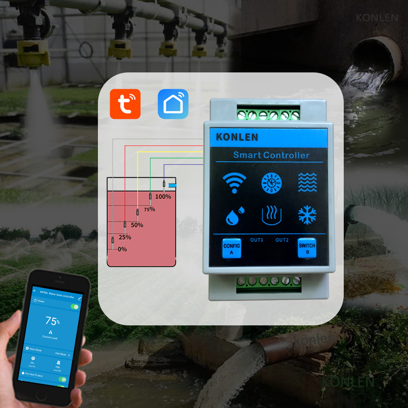 KONLEN Tuya Sensor Level Air W - Home Security App ulasan dan harga