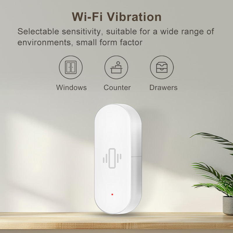 Sensor Getaran WiFi Tuya, Dete - Home Security App ulasan dan harga