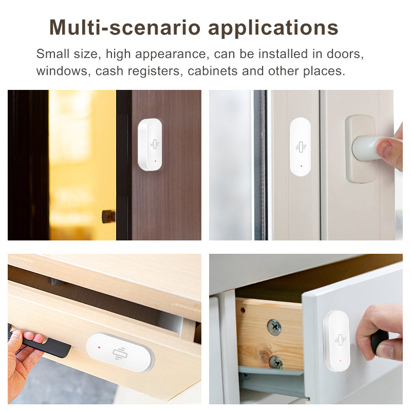 Sensor Getaran WiFi Tuya, Dete - Home Security App ulasan dan harga