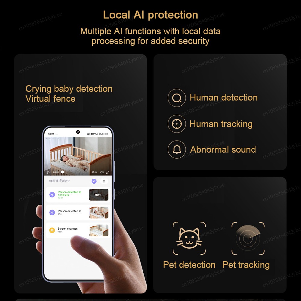 Kamera Pintar XIAOMI 4, Wi-Fi  - Home Security Camera Xiaomi Mi 360 ulasan dan harga
