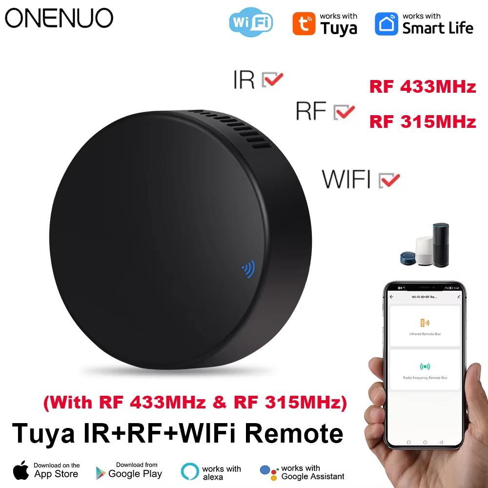 Tuya WiFi RF IR Remote Control - Home Security App ulasan dan harga