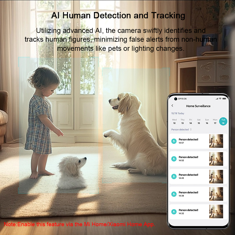 Kamera Wifi Cerdas Keamanan Ru - Home Security Camera Xiaomi Mi 360 ulasan dan harga