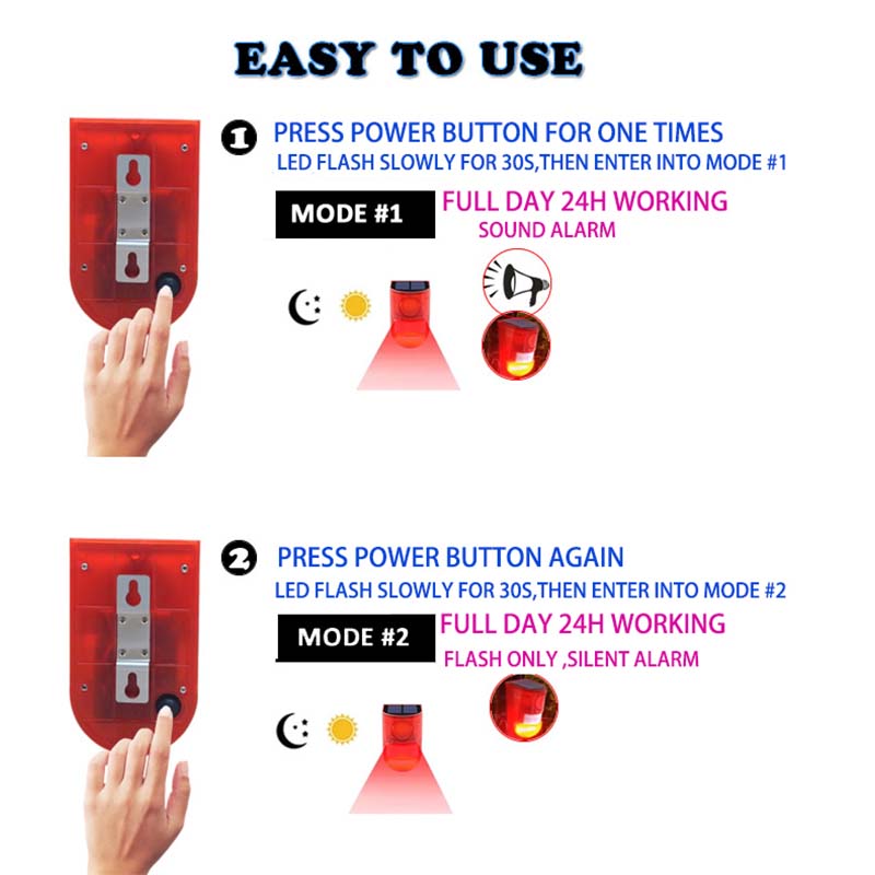 Alarm Sensor gerakan inframera - Home Security Yard Sensors ulasan dan harga