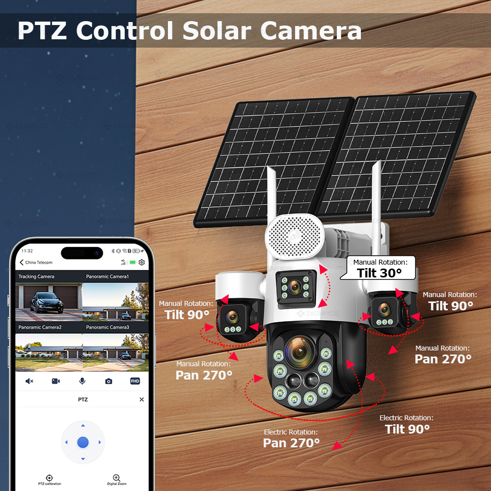 4 Lensa Luar Ruangan 360 °   K - Home Security Packages ulasan dan harga
