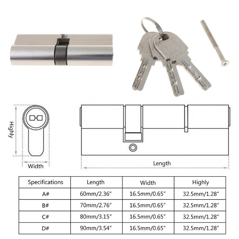 Kunci Pintu Masuk Kunci Silind - Home Security Doors ulasan dan harga