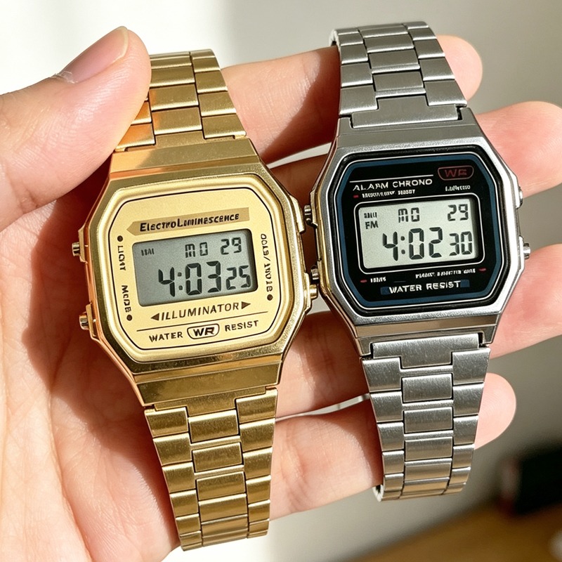 F91W Jam Tangan Tahan Air Retr - Home Security Electronics ulasan dan harga