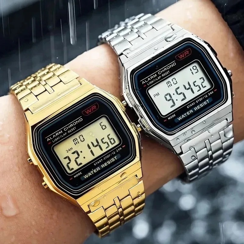 F91W Jam Tangan Tahan Air Retr - Home Security Electronics ulasan dan harga