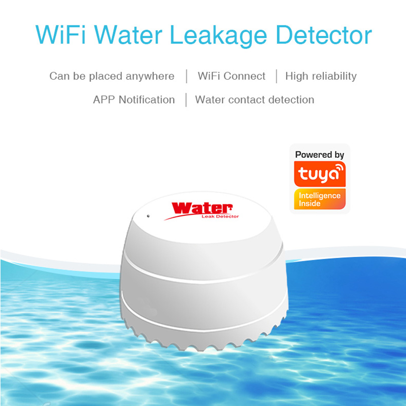 Tuya WiFi Sensor Kebocoran Air - Home Security Alarm System ulasan dan harga