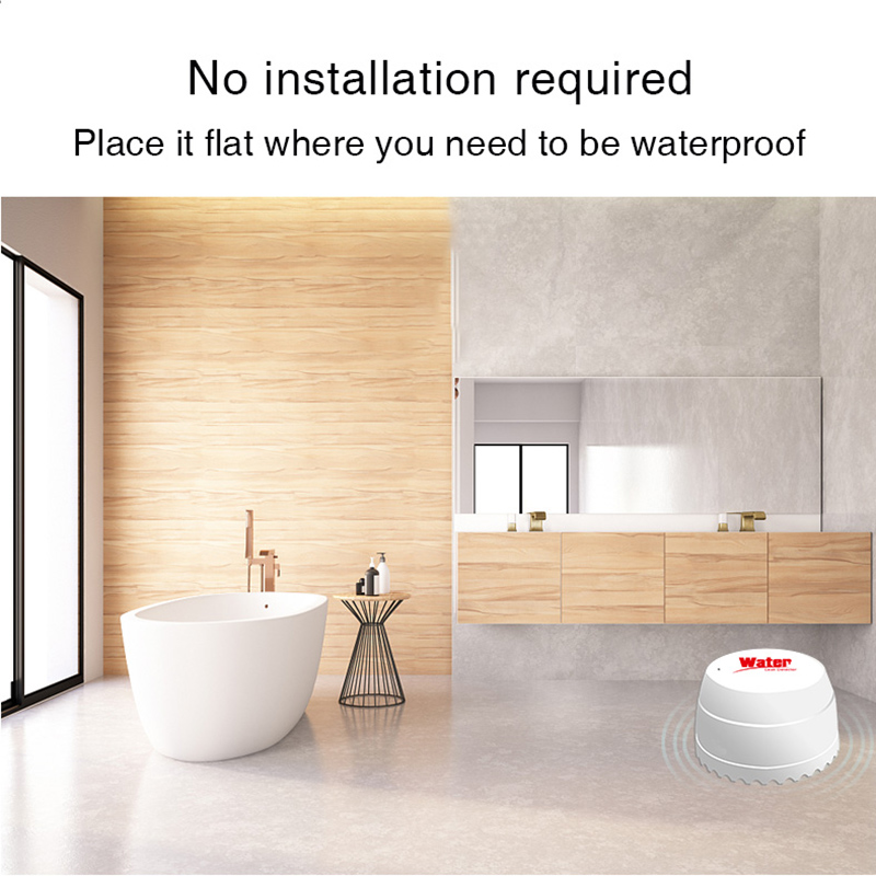 Tuya WiFi Sensor Kebocoran Air - Home Security Alarm System ulasan dan harga