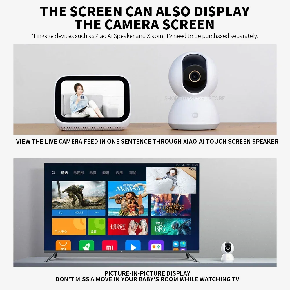 Xiaomi Rumah Pintar 360 °   Ka - Home Security Camera Xiaomi Mi 360 ulasan dan harga