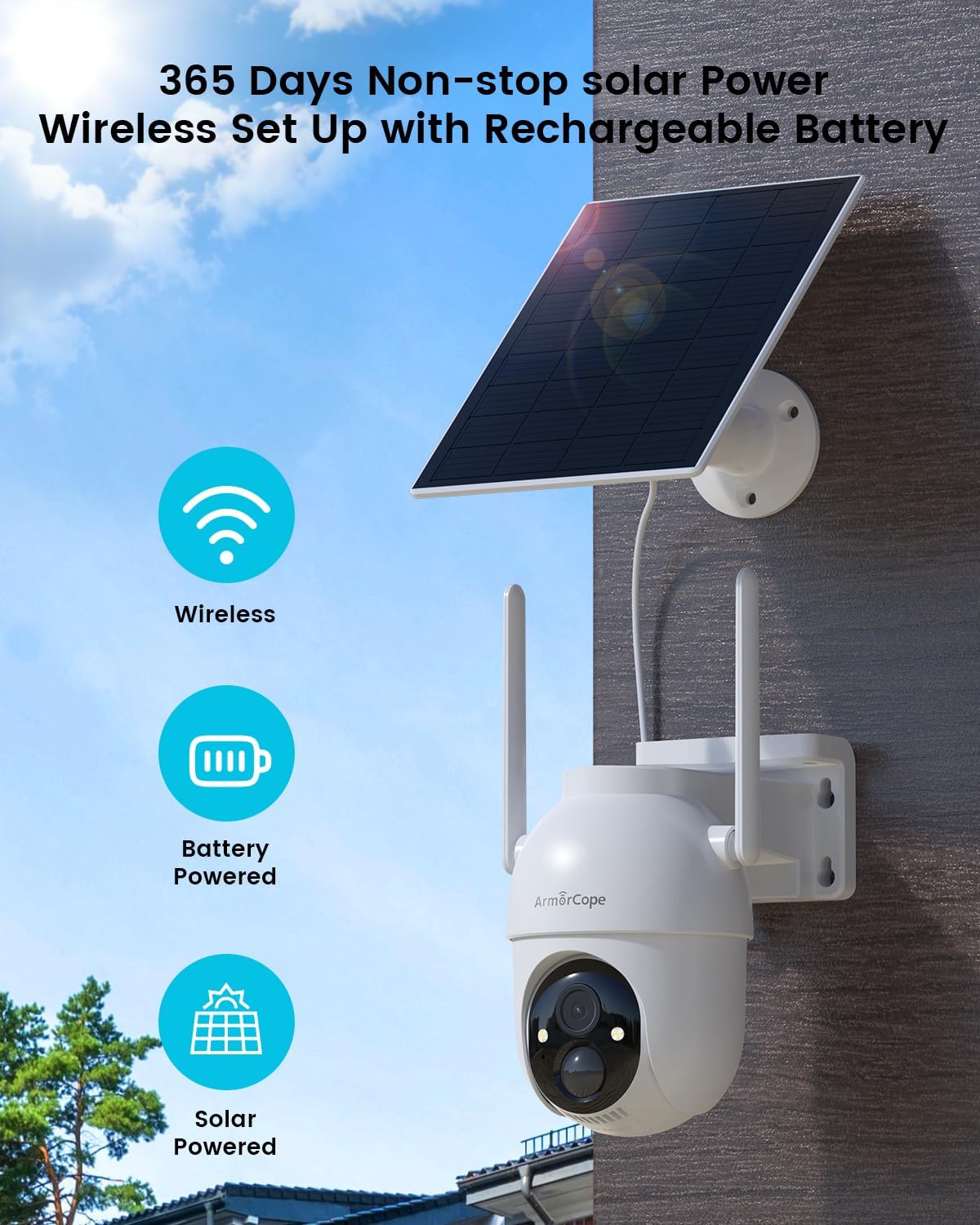 Kamera Keamanan Luar Ruangan N - Home Security Cameras No Subscription ulasan dan harga