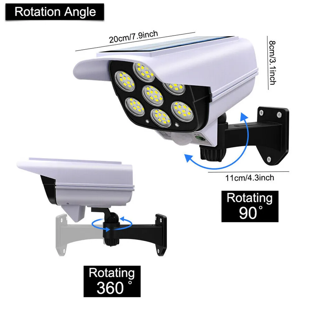 Lampu LED 77 nirkabel luar rua - Home Security Packages ulasan dan harga