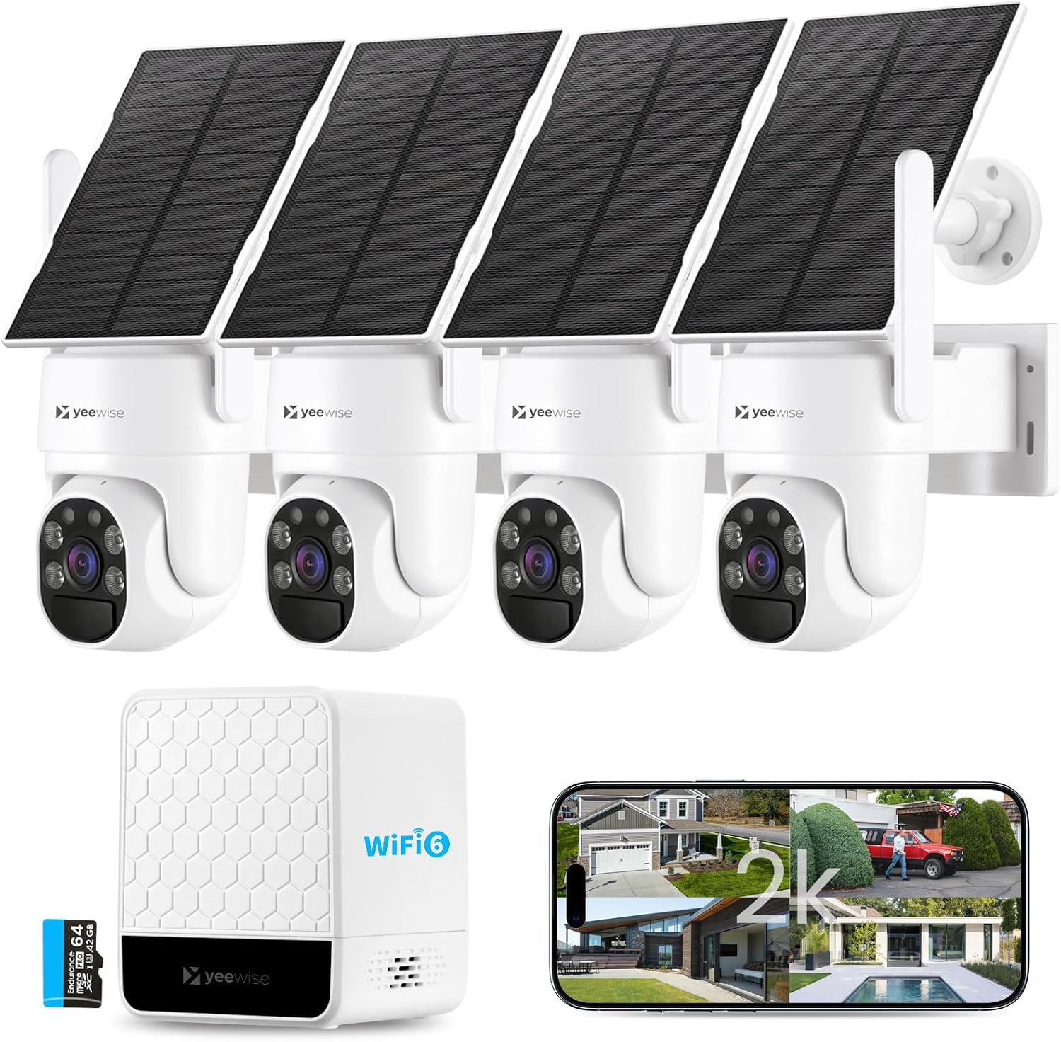 Sistem Kamera Keamanan Tenaga  - Home Security Cameras No Subscription ulasan dan harga
