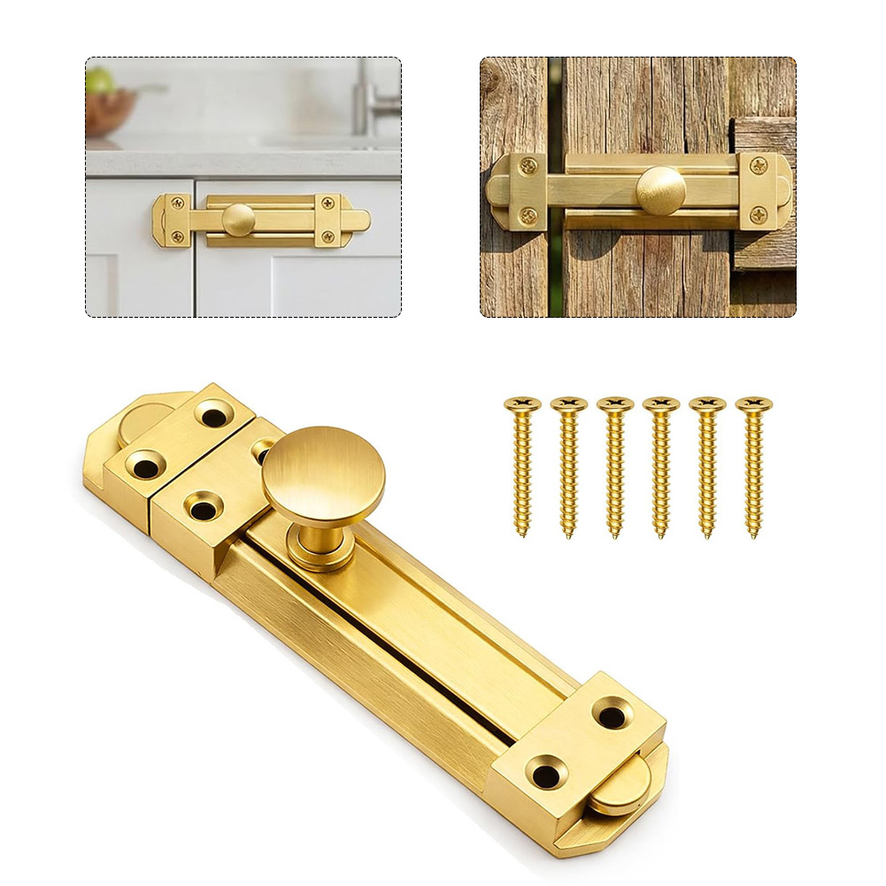 Kunci Pintu Geser Kuningan Pad - Home Security Doors ulasan dan harga