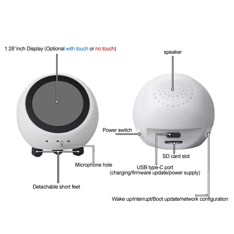 ESP32 S3 1.28 Inci N16R8 Papan - Home Security App ulasan dan harga