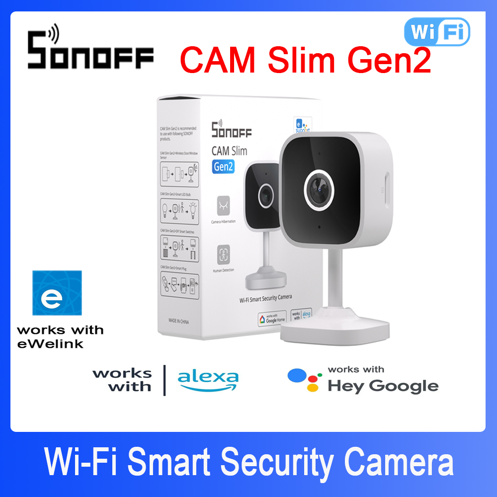 SONOFF CAM Slim Gen2, kamera k - Home Security Packages ulasan dan harga
