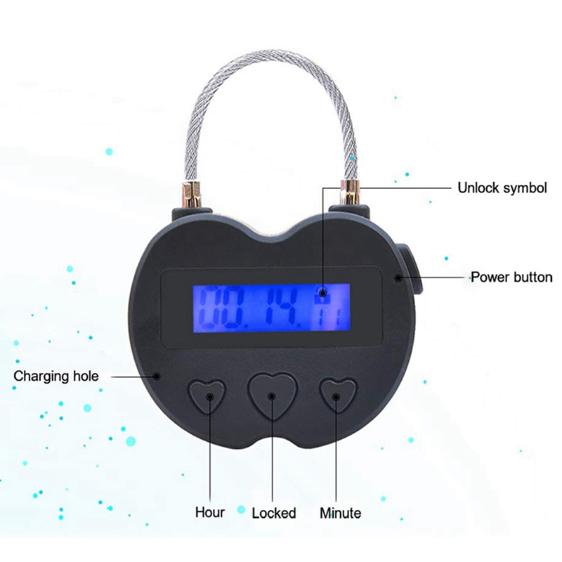 Kunci Waktu Pintar Layar LCD,  - Home Security Electronics ulasan dan harga