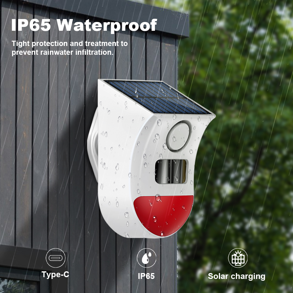 Alarm Sensor Gerak Tenaga Sury - Home Security Yard Sensors ulasan dan harga