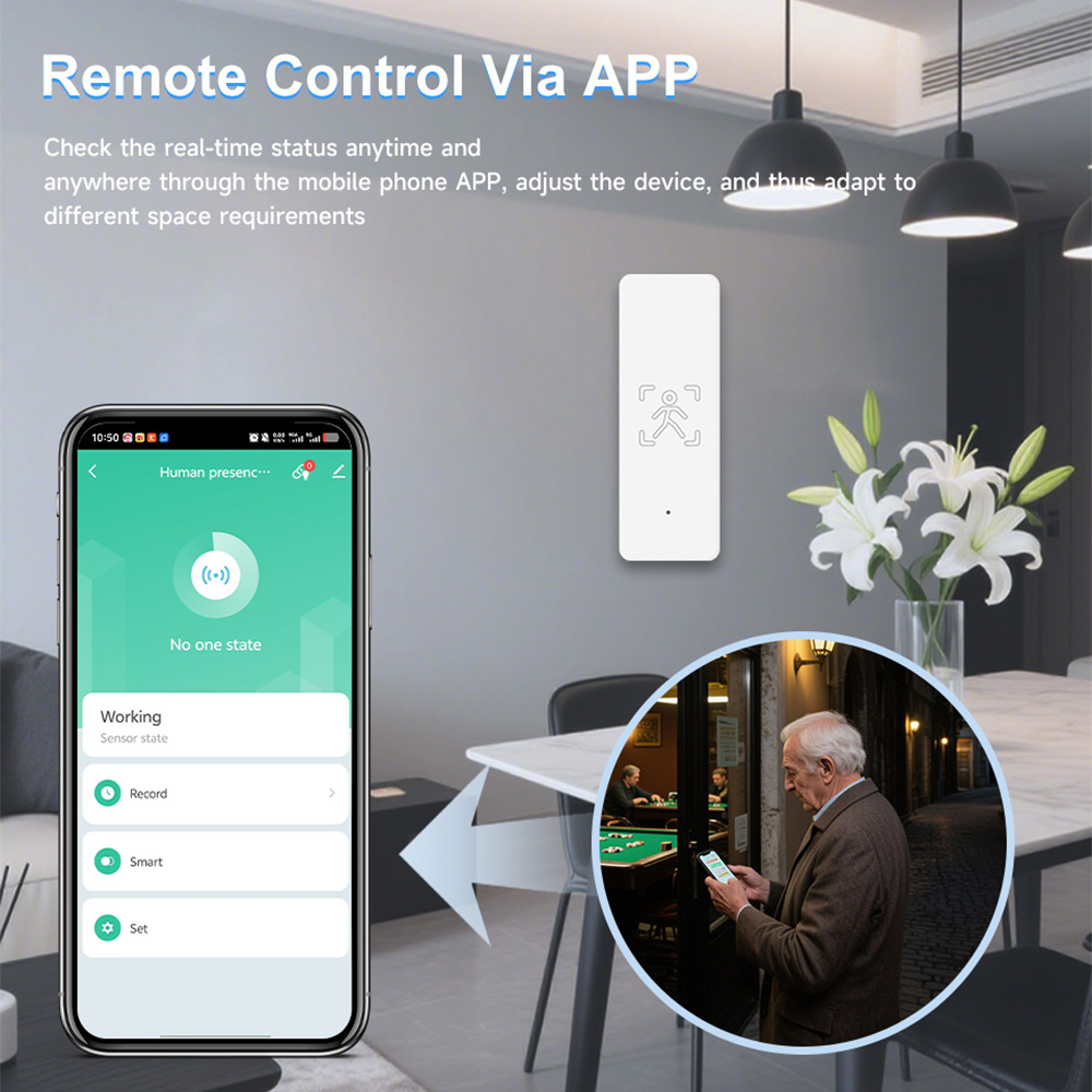 IHSENO Tuya ZigBee Sensor Keha - Home Security App ulasan dan harga