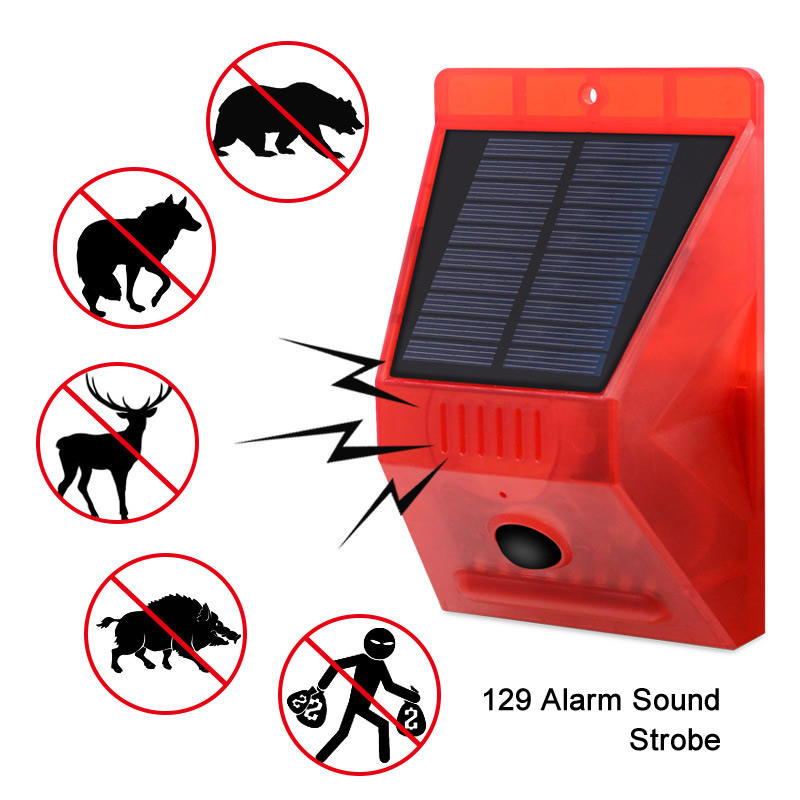 Sistem Alarm Strobo Siren Dete - Home Security Yard Sensors ulasan dan harga