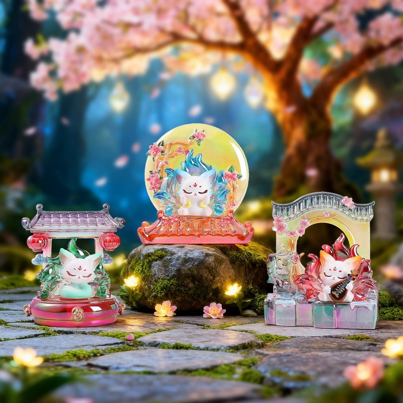 Seri Blind Box Rubah Sembilan  - Home Security Packages ulasan dan harga