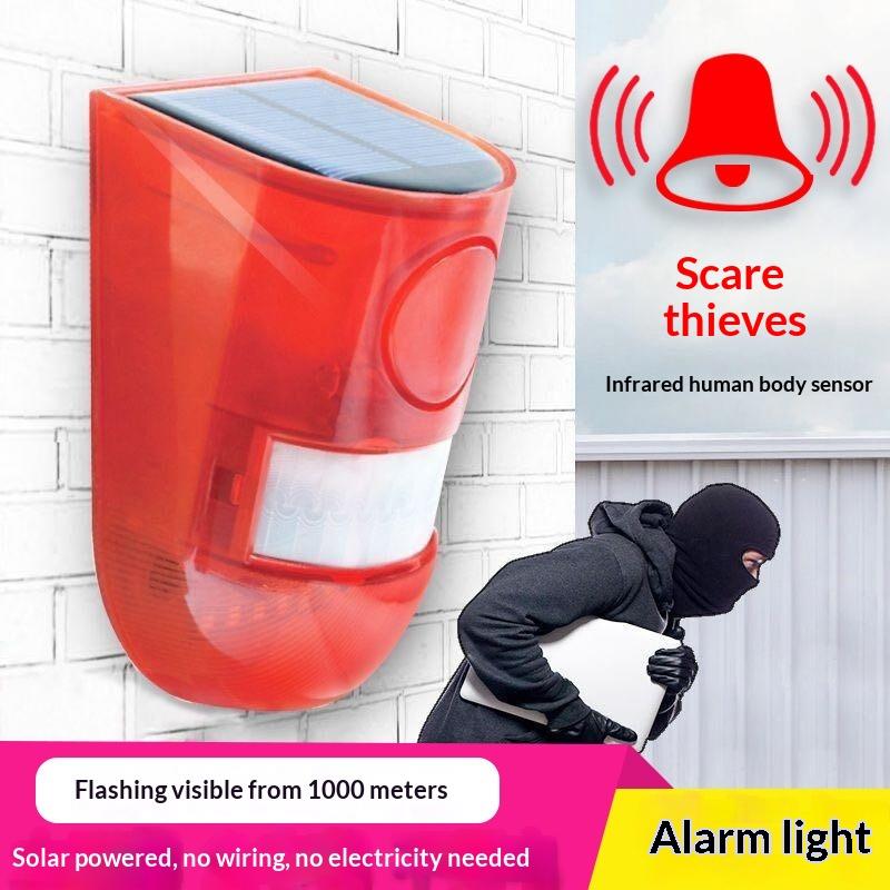 Sistem Alarm Strobo Sirene Det - Home Security Yard Sensors ulasan dan harga
