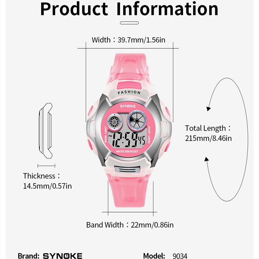 SYNOKE jam tangan elektronik u - Home Security Electronics ulasan dan harga