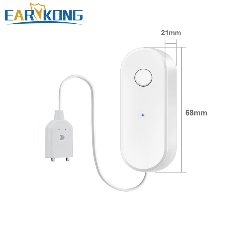 Tuya WiFi Sensor kebocoran air - Home Security App ulasan dan harga