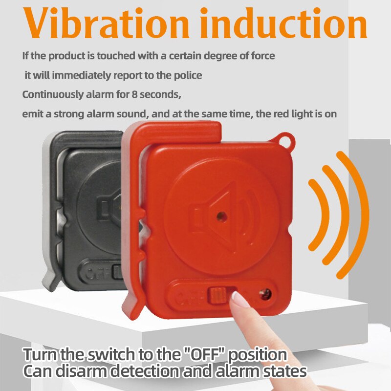Sensor Alarm Getaran Nirkabel  - Home Security Door ulasan dan harga