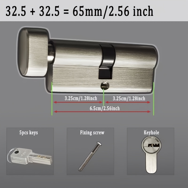 1 Buah Silinder Kunci Anti Mal - Home Security Doors ulasan dan harga