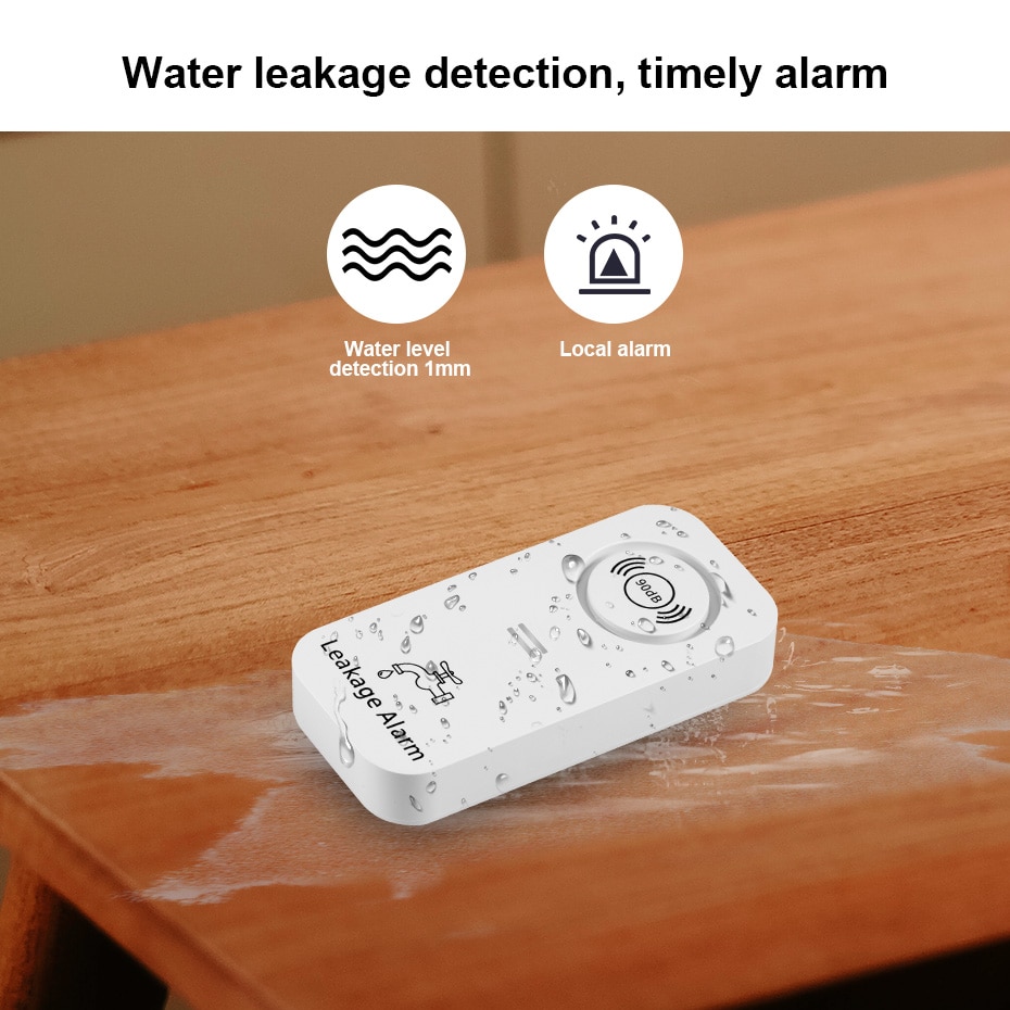KERUI Sensor air nirkabel 90dB - Home Security App ulasan dan harga